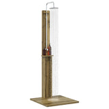 Outdoor Shower 206 cm Impregnated Pine Wood and Stainless Steel 886335
