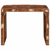 End Table Brown 60 x 35 x 46 cm Solid Reclaim Wood 4104576