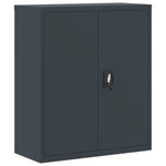 ZNTS File Cabinet Anthracite 90x40x105 cm Steel 339739