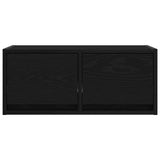 TV Cabinets 2 pcs Black Oak 60x31x25.5 cm Engineered Wood 861493