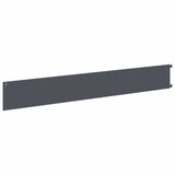Lawn Edging 10 pcs 102 x 15 x 4 cm Steel Anthracite 8008769