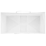 Paper Bags 250 pcs with Handles White 21x11x28 cm 4101615