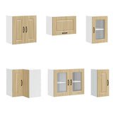11 Piece Kitchen Cabinet Set "Kalmar" Sonoma Oak Engineered Wood 3314884