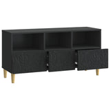 TV Cabinet 102 x 34.5 x 50 cm Black Engineered Wood 895136
