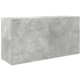 Bathroom Wall Cabinet Concrete Grey 80x25x40 cm Engineered Wood 860088