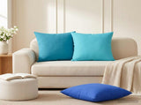 Cushion with Pillow HEERLEN 6 pcs Royal Blue Polyester 927131