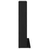 CD Cabinet Black Oak 100x23x89.5 cm Engineered Wood 862481