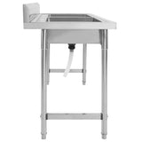 Kitchen Sink Double Basin Stainless Steel 144291