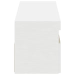 TV Cabinets with LED Lights 2 pcs White 60x35x40 cm 804410