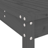 3 Piece Garden Bar Set Grey Solid Wood Pine 3157765