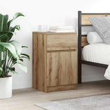 Bedside Cabinet Artisan Oak 39x35x65 cm Engineered Wood 861335