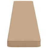 2-Piece Bench Cushions VUGHT 2 pcs 100% Polyester Sand 950887
