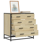 Drawer Cabinet Sonoma Oak 70x41x70 cm Engineered Wood 849080
