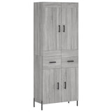 Highboard Grey Sonoma 69.5x34x180 cm Engineered Wood 3199887