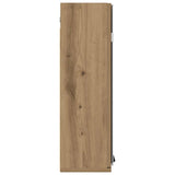 Bathroom Mirror Cabinet Artisan Oak 64x20x66.5 cm Engineered Wood 856941