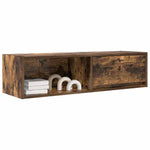 ZNTS TV Cabinet Smoked Oak 100x31x25.5 cm Engineered Wood 861480