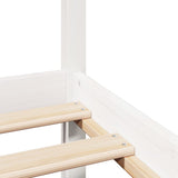 Bed Frame with Headboard without Mattress White 140x200 cm 3306711