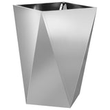 Planter 2 pcs Silver 50 x 50 x 75 cm Galvanised Steel 883805