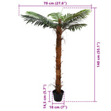 Artificial Cocuspalm Tree Green 70 x 18 x 140 cm 42042065