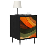 Bedside Cabinet BONN 2 pcs Black Oak 36 x 33 x 51 cm 8007254