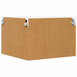 Hanging Cabinet Sonoma Oak and White 57 x 57 x 40 cm 884188