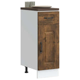 Kitchen Base Cabinet Kalmar Smoked Oak Engineered Wood 853462