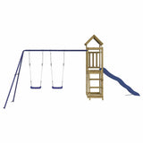 Outdoor Playset Impregnated Wood Pine 3279147