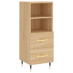ZNTS Sideboard Sonoma Oak 34.5x34x90 cm Engineered Wood 828647