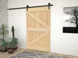 Door NARVIK Natural 90 x 210 cm Solid Pine Wood 351043