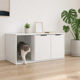 Cat Crate Furniture White 100 x 49 x 45 cm Engineered Wood 8014751