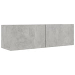 ZNTS 5 Piece TV Cabinet Set Concrete Grey Engineered Wood 3079114