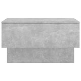 Wall-mounted Bedside Cabinets 2 pcs Concrete Grey 810944