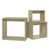 Nesting Tables 3 pcs Sonoma Oak Engineered Wood 808579