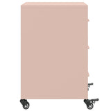 Bedside Cabinet Pink 36x39x59 cm Steel 846729