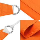 ZNTS Sunshade Sail Oxford Fabric Rectangular 2.5x5 m Orange 135704