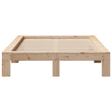 Bed Frame without Mattress 120x200 cm Solid Wood Pine 3308741