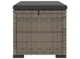 Garden Footstool with Cushion 40 x 30 x 40 cm 42026870