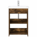 Bathroom Furniture Set Smoked Oak 81 x 40 x 84.5 cm 3404286