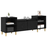 TV Cabinet Black Oak 160 x 35 x 55 cm Engineered Wood 881026