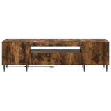 LED TV Cabinet Smoked Oak Engineered Wood 896910