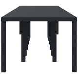 Garden Table Anthracite 400 x 100 x 73 cm Poly Rattan 3378528