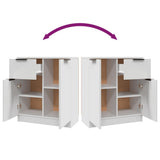 Sideboard White 60x30x70 cm Engineered Wood 811106