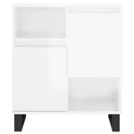 Sideboards 3 pcs High Gloss White Engineered Wood 3190159