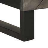 Bedside Cabinet Black 50x33x60 cm Solid Wood Mango 4017695