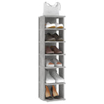 Shoe Cabinets 2 pcs Concrete Grey 27.5x27x102 cm 808494