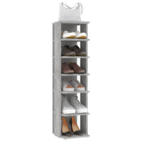 Shoe Cabinets 2 pcs Concrete Grey 27.5x27x102 cm 808494