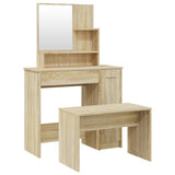 Dressing Table Set Sonoma Oak 86.5x35x136 cm 3114149