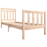 Bed Frame without Mattress Small Single Solid Wood 3100679