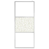 Shower screens Silver 90 x 195 cm Glass and Aluminium 146651