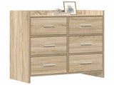 Sideboard Sonoma Oak 75 x 33 x 80 cm Engineered Wood 8011101